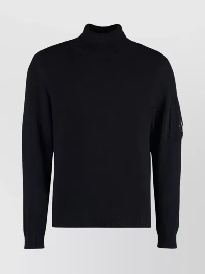 C.P. COMPANY WOOL BLEND TURTLENECK SWEATER