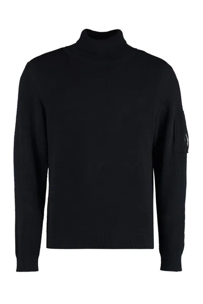 C.P. COMPANY C.P. COMPANY WOOL BLEND TURTLENECK SWEATER