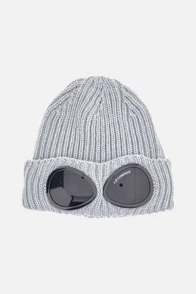 C.p. Company Wool Cap In Gray