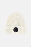 C.p. Company Wool Cap In White