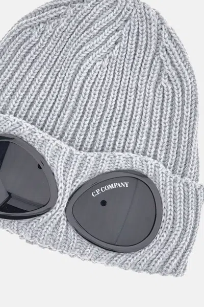 C.p. Company Wool Cap In Gray