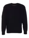 C.p. Company C. P. Company Man Sweater Black Size 46 Cotton In Black