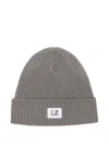 C.p. Company Wool Hat With Logo Cp Company In Gray