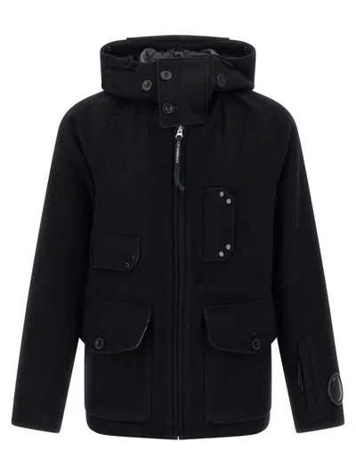 C.p. Company C. P. Company Wool Jacket In Black