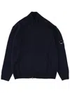 C.p. Company Wool Sweater In Blue