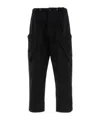 C.p. Company C.p.company Black Cotton Cargo Pant In Black
