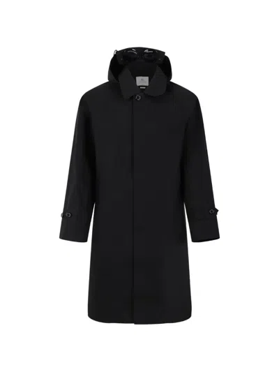 C.p. Company X Mackintosh Goggle-detail Hooded Coat In Multi