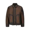 C.p. Company Dark Brown Bi-film Jacket In Brown