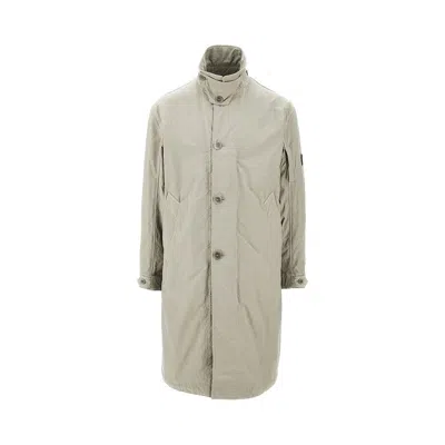 C.p. Company Ylon Twill Coat In Neutral