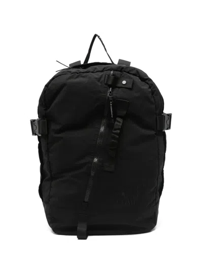 C.p. Company Zip Backpack In Black