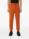 C.p. Company Zip-detail Track Pants In Orange