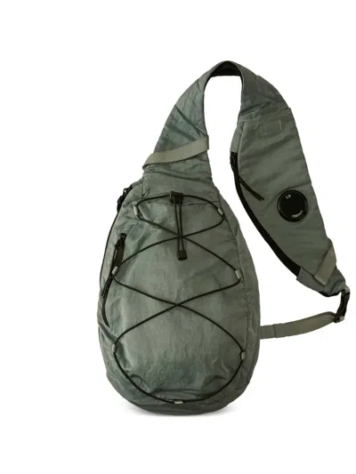 C.p. Company Zip-fastening Backpack In Green