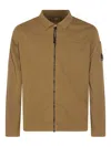 C.p. Company Utility Jacket With Arm And Chest Pockets In Brown