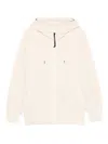C.p. Company Zip-fastening Sweatshirt In Neutral