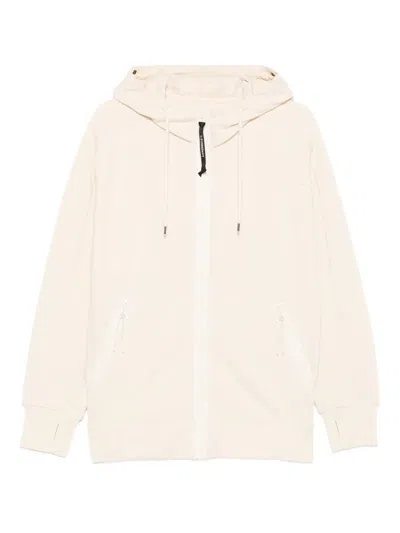 C.p. Company Zip-fastening Sweatshirt In Neutral