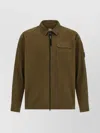 C.p. Company Contemporary Zip Closure Overshirt In Green