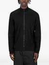 C.p. Company Zip-neck Jacket In Black