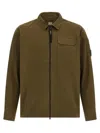 C.p. Company Contemporary Zip Closure Overshirt In Green