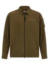C.p. Company Contemporary Zip Closure Overshirt In Green