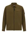 C.p. Company Contemporary Zip Closure Overshirt In Green