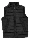 C.p. Company Zip Padded Gilet In Black