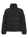C.p. Company Black Chrome-r Hooded Down Jacket In Black
