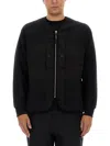 C.p. Company Zip Sweatshirt With Button And Patchwork