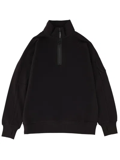 C.p. Company C. P. Company Zip Sweatshirt. In Black