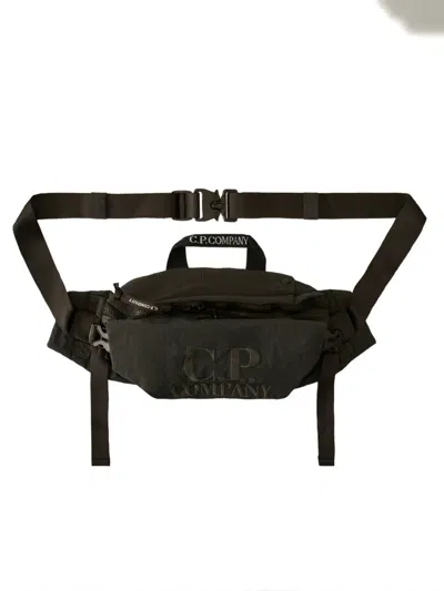 C.p. Company Zip-up Belt Bag In Black
