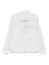 C.p. Company Zip-up Bomber Jacket In White