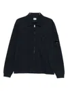 C.p. Company Zip-up Bomber Jacket In Blue