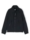 C.p. Company Zip-up Bomber Jacket In Blue