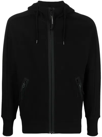 C.P. COMPANY ZIP-UP COTTON HOODIE