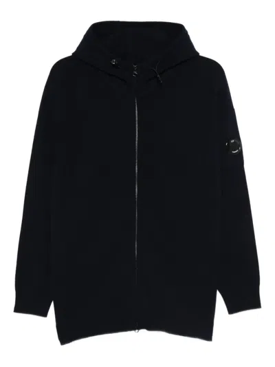 C.p. Company C.p.company Zip-front Hooded Jacket In Black