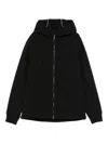 C.p. Company Zip-up Hoodie In Black
