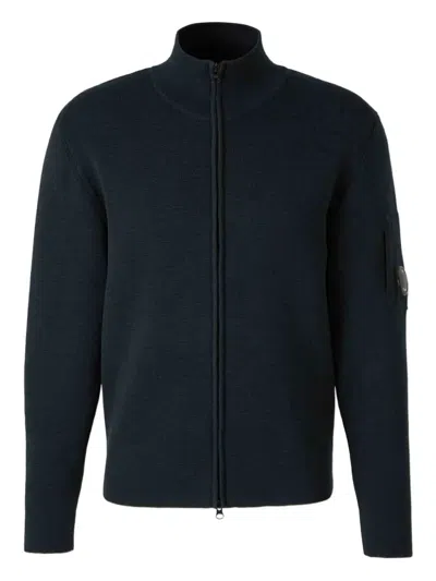 C.P. COMPANY ZIP-UP KNIT JERSEY