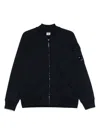 C.p. Company Sweatshirt Mit Reissverschluss In Blau