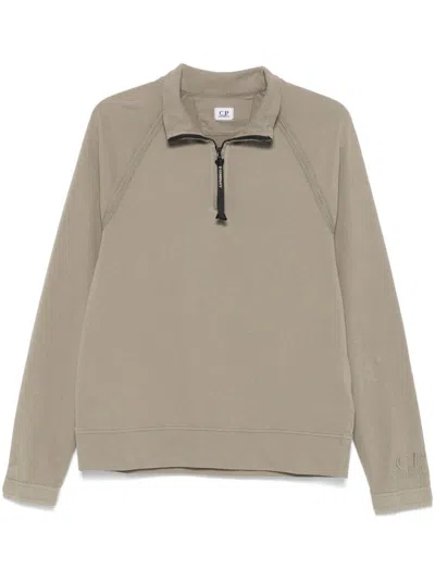 C.p. Company Zip-up Sweatshirt In Grey