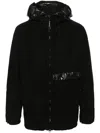 C.p. Company Zipped Goggle-detail Hoodie Jacket In Black