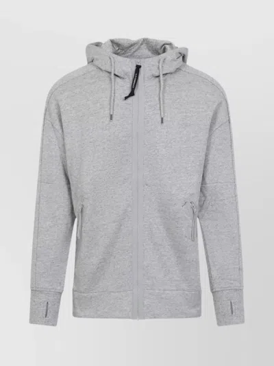 C.P. COMPANY ZIPPER HOODED SWEATSHIRT SIDE POCKETS