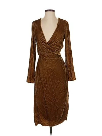 Pre-owned Cp Shades Casual Dress In Brown