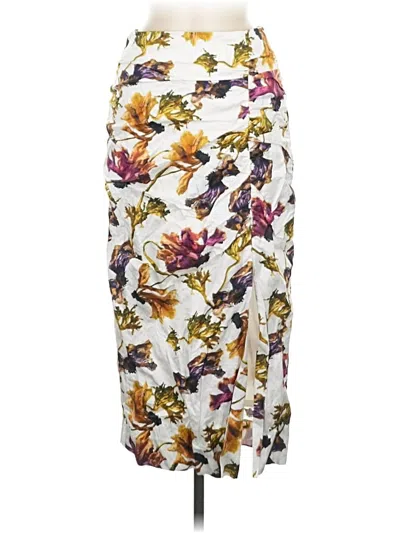 Pre-owned Cp Shades Casual Skirt In White