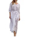 Cp Shades Corine Linen Maxi Dress In White In White