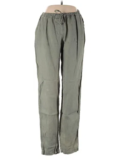 Pre-owned Cp Shades Linen Pants In Green