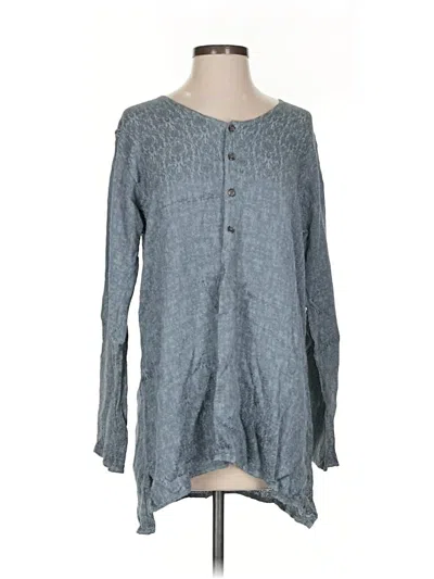 Pre-owned Cp Shades Long Sleeve Blouse In Gray