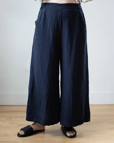 Cp Shades Wendy Cropped Pants In Ink In Blue