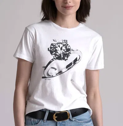 Cpress Studio Best Friend Tee In White