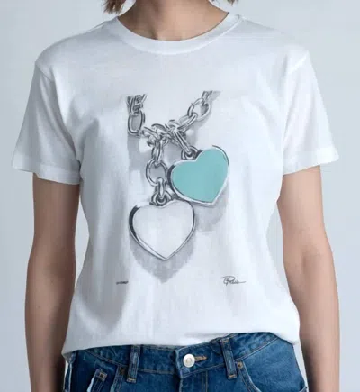 Cpress Studio Charmed Tee In Whute In Multi