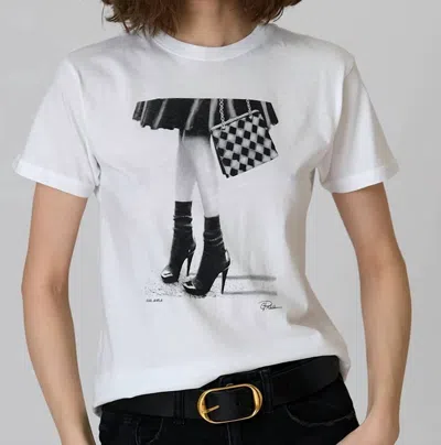 Cpress Studio Cool Girls Short Sleeve Tee In White