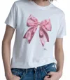 Cpress Studio Cupid's Bow Mushie Tee In Worn White In White